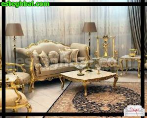 رنگ کاری مبلمان با طلا 