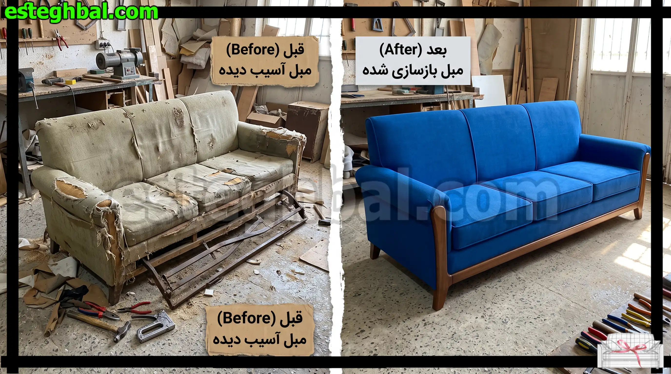 تعمیر مبل گیشا